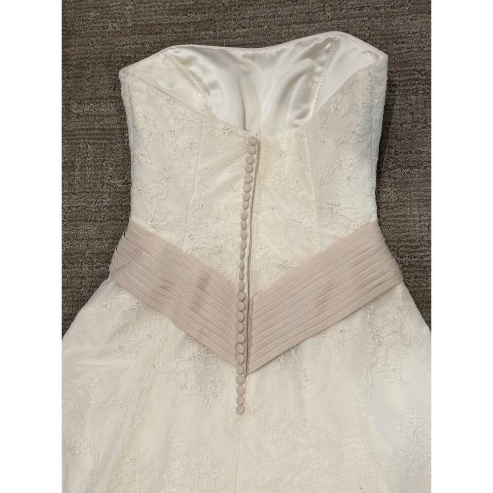 Casablanca Bridal Wedding Dress Whimsical Wonder IVORY Gown C1772 WOMEN 8 NEW - Picture 7 of 13